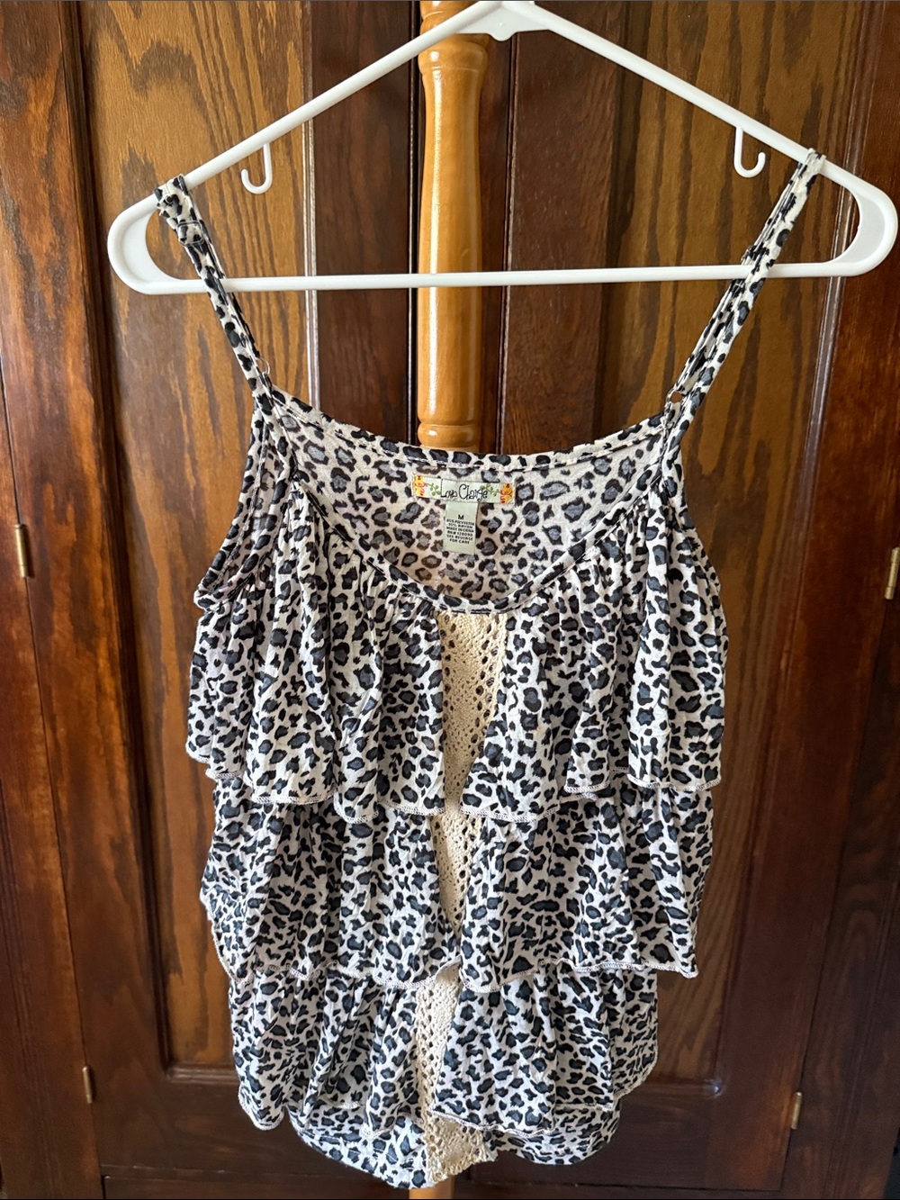 Spaghetti Strap Printed Top